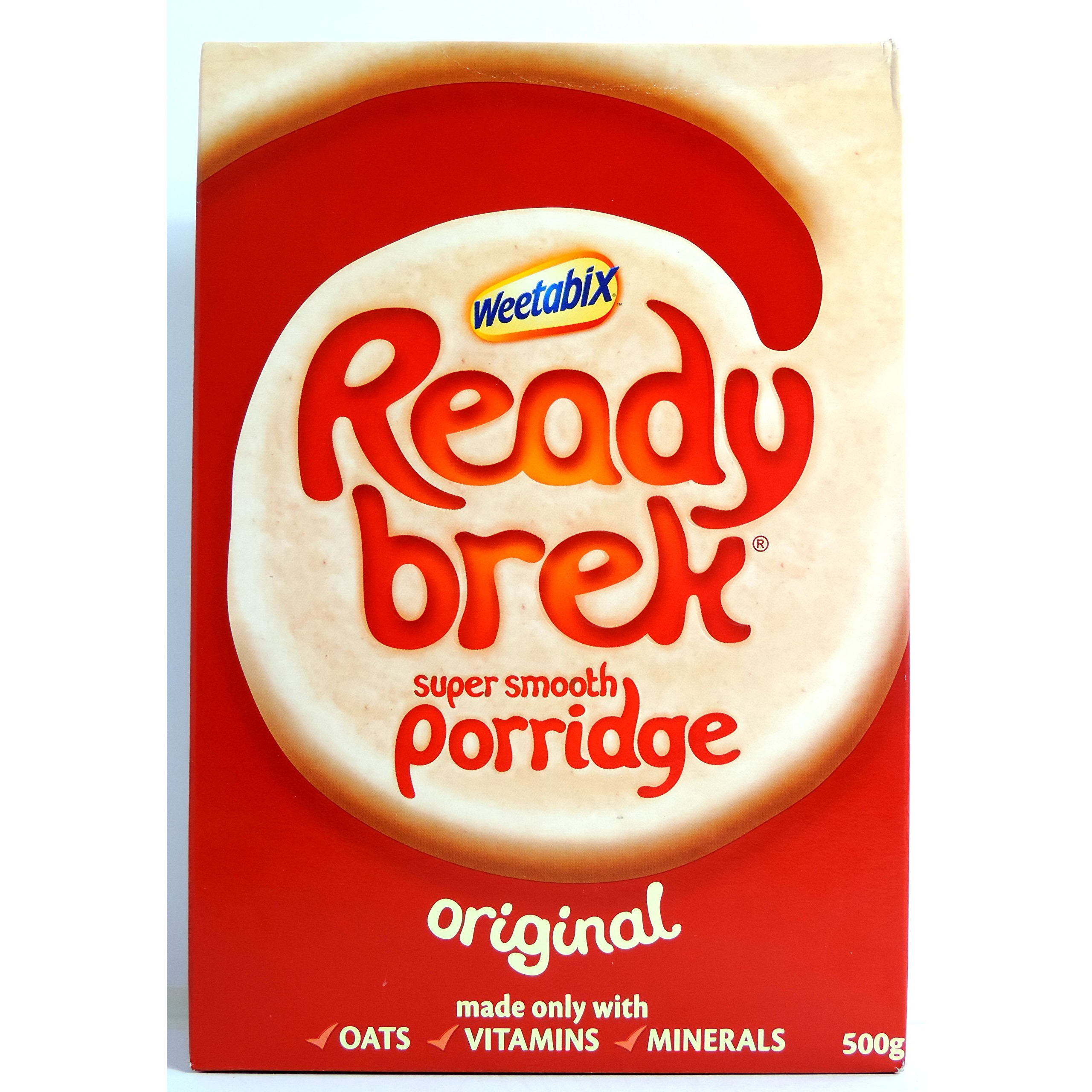Ready Brek Instant Porridge Milled Oats Mix. Just Add Hot Milk And Serve 450G / 15.9Oz British Breakfast Cereal Box