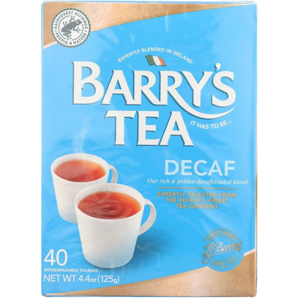 Barrys Tea Decaffeinated 40 Bag X 2 (250G) (80 Count)