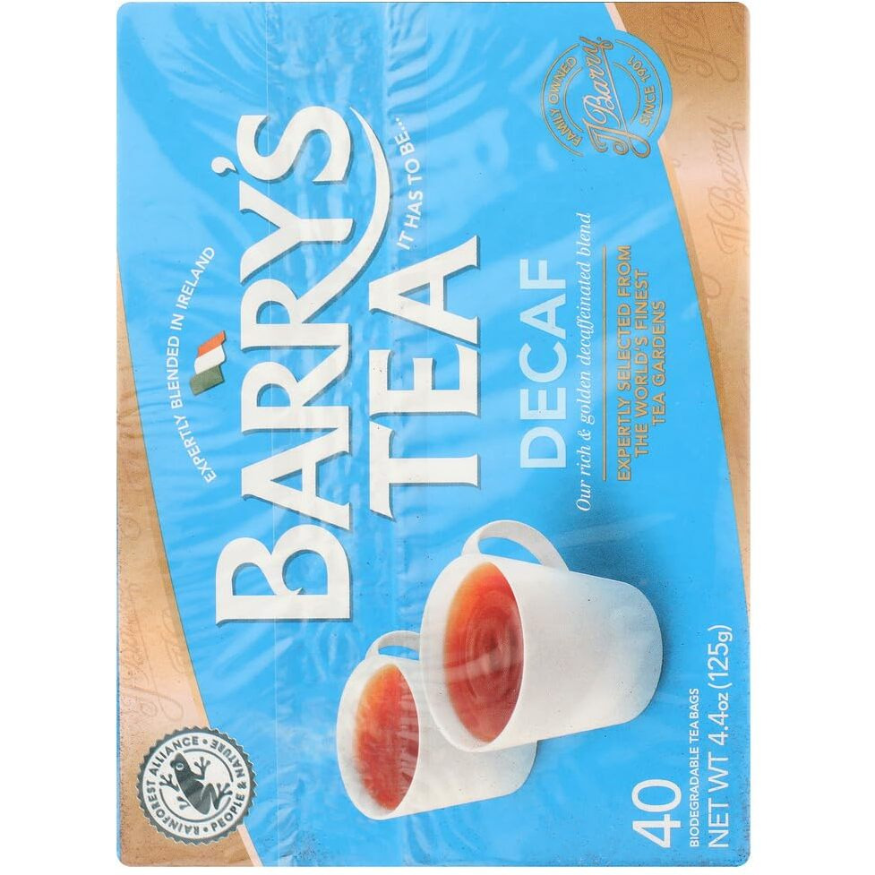 Barrys Tea Decaffeinated 40 Bag X 2 (250G) (80 Count)