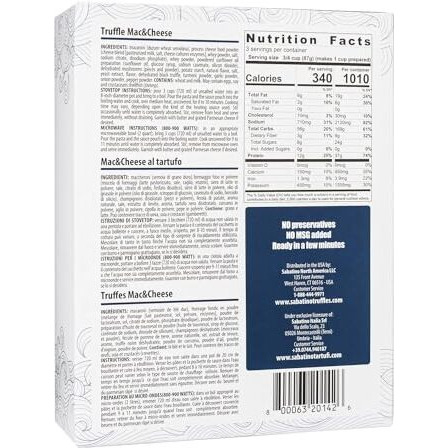 Sabatino Pronto Truffle Mac And Cheese, 9.16 Ounce