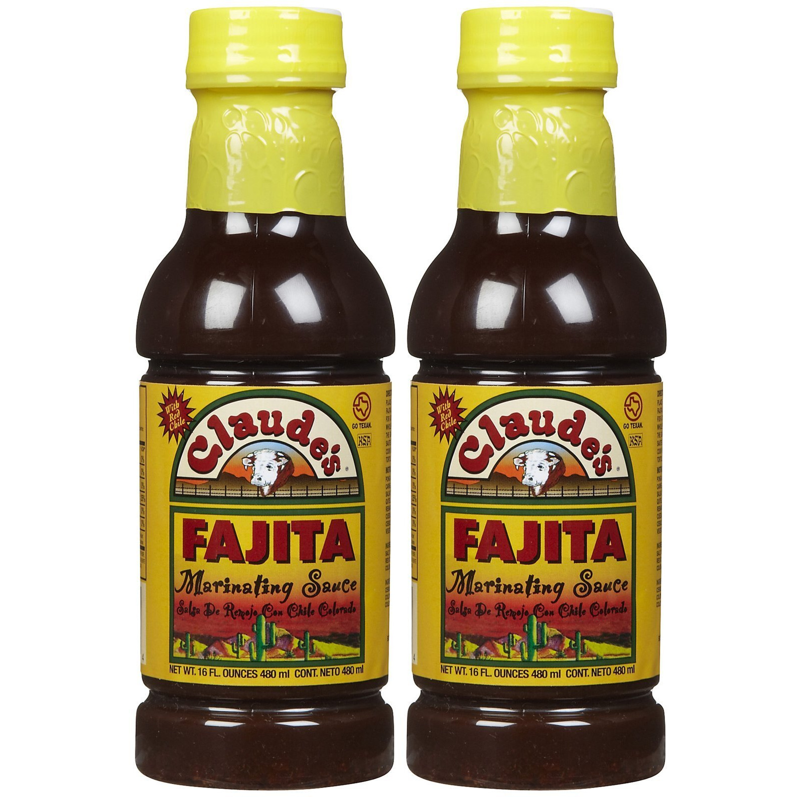 Claude's Fajita Marinade Sauce, 16 Oz, 2 Pk