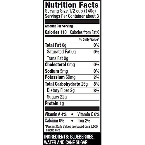 Oregon Fruit Blueberries In Light Syrup, 15 Ounce (Pack Of 8)