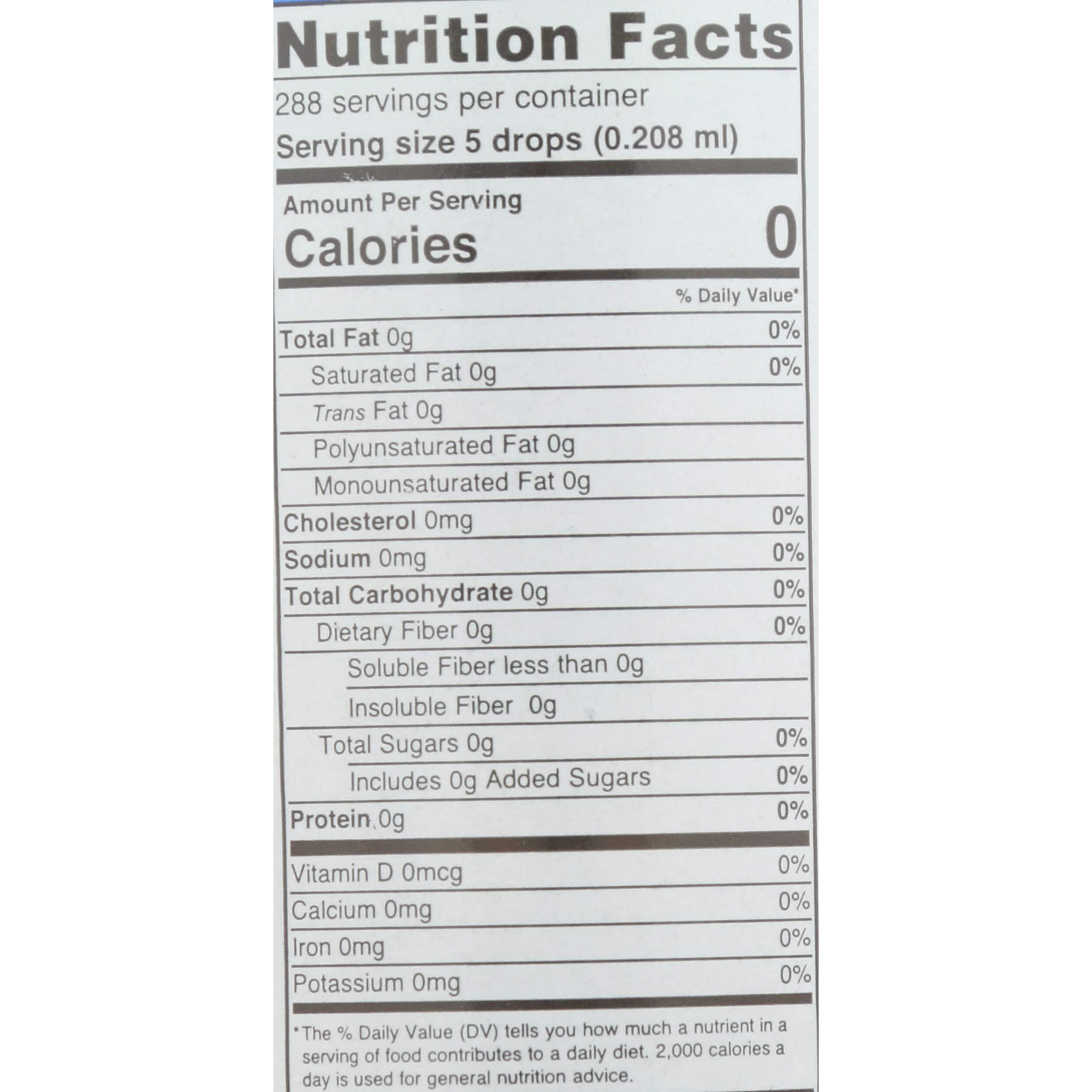 Sweetleaf Stevia Clear Vanilla Creme, 2 Fl Oz (168384)