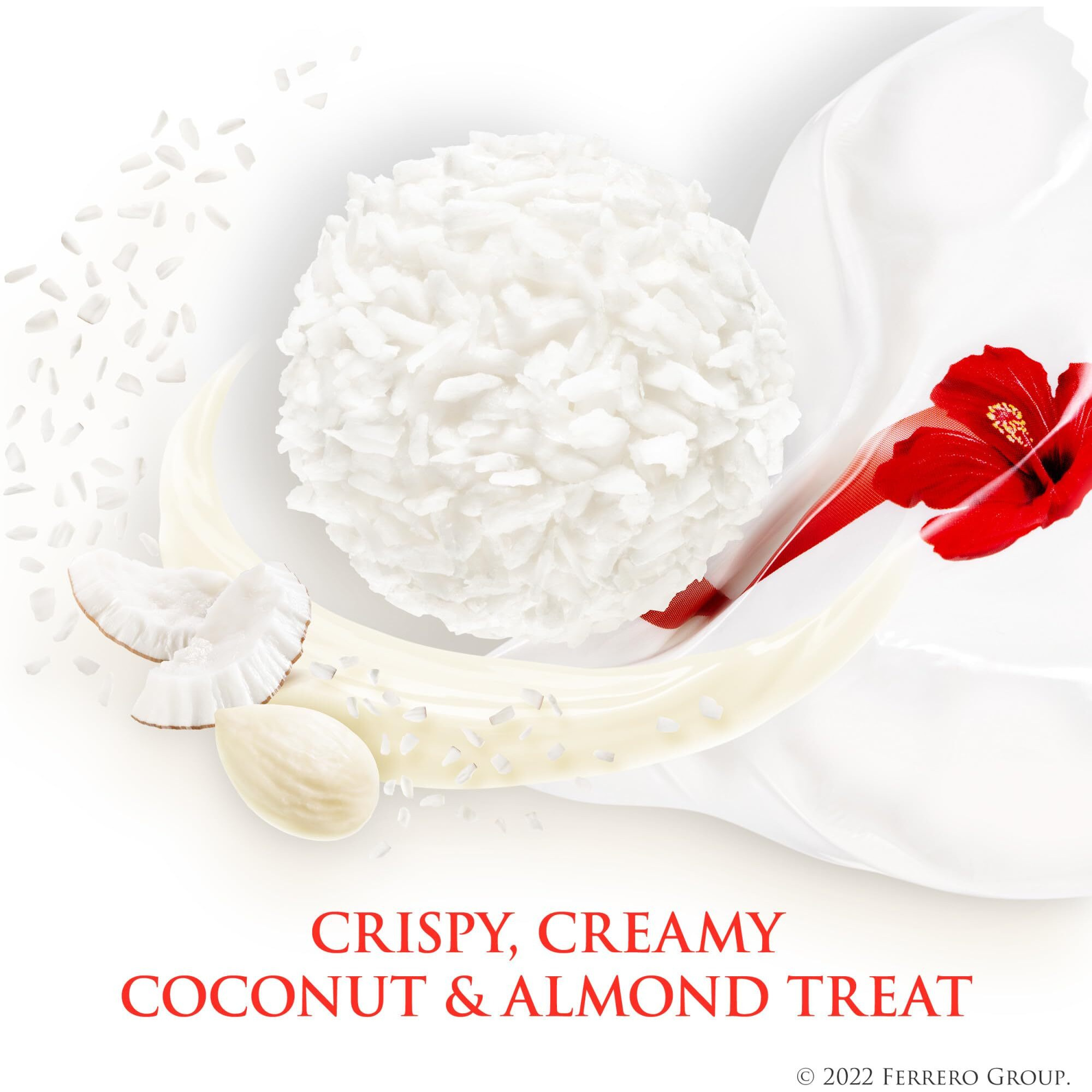 Raffaello, 15 Count, 6 Pack, Premium White Almond, Cream And Coconut, 5.3 Oz Each