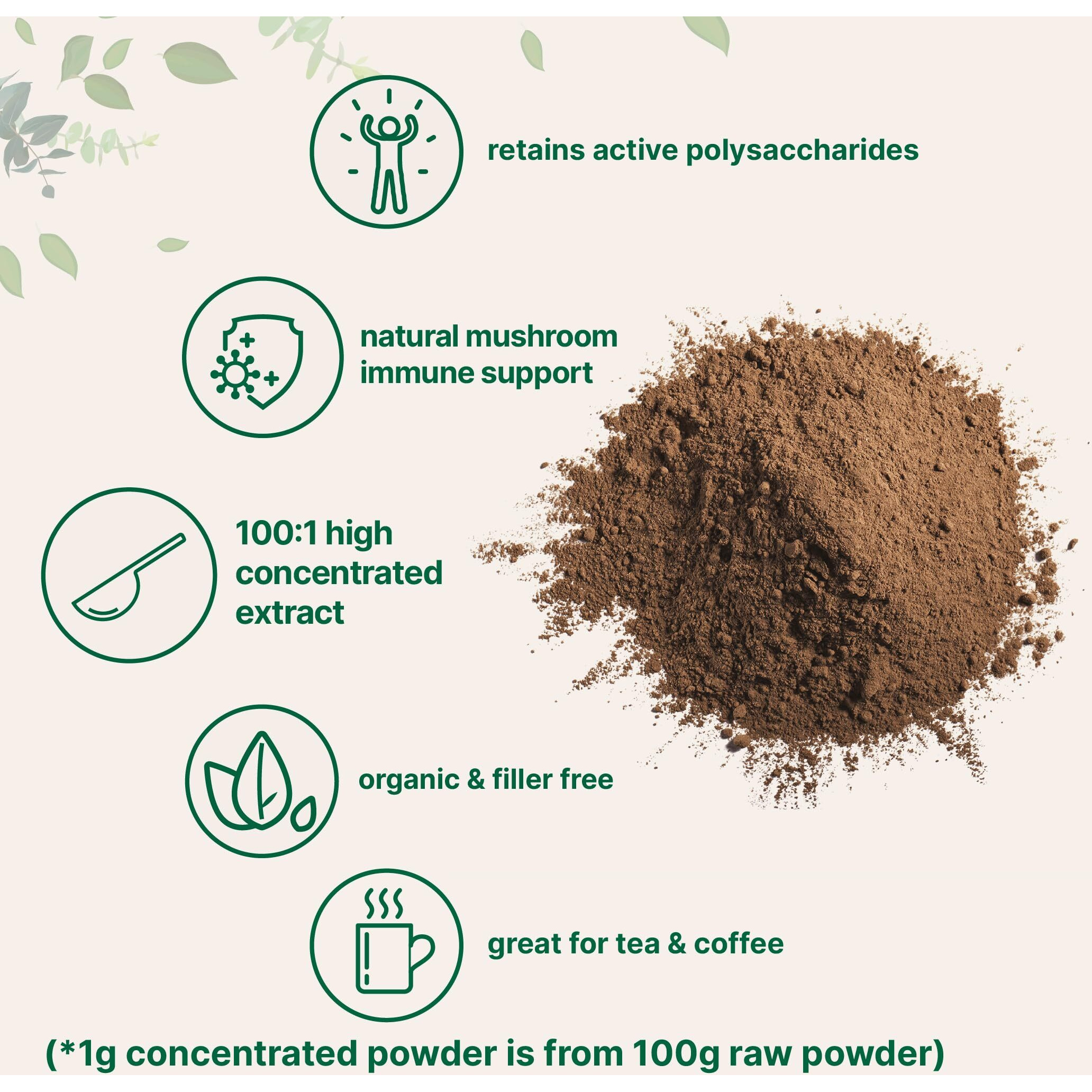 Micro Ingredients Organic Reishi Mushroom Powder, 16Oz | 1001 Extract, Red Reishi Mushrooms Supplement | Great For Mushroom Coffee Or Tea | Non-Gmo