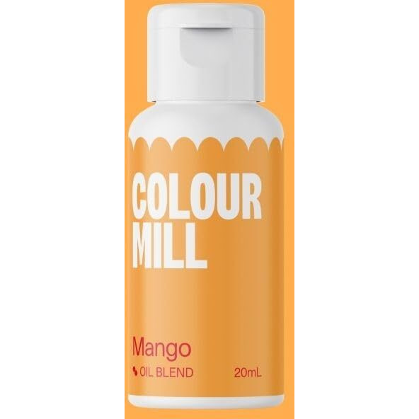 Colour Mill Oil-Based Food Coloring, 20 Milliliters Mango (0.68 Fl Oz)