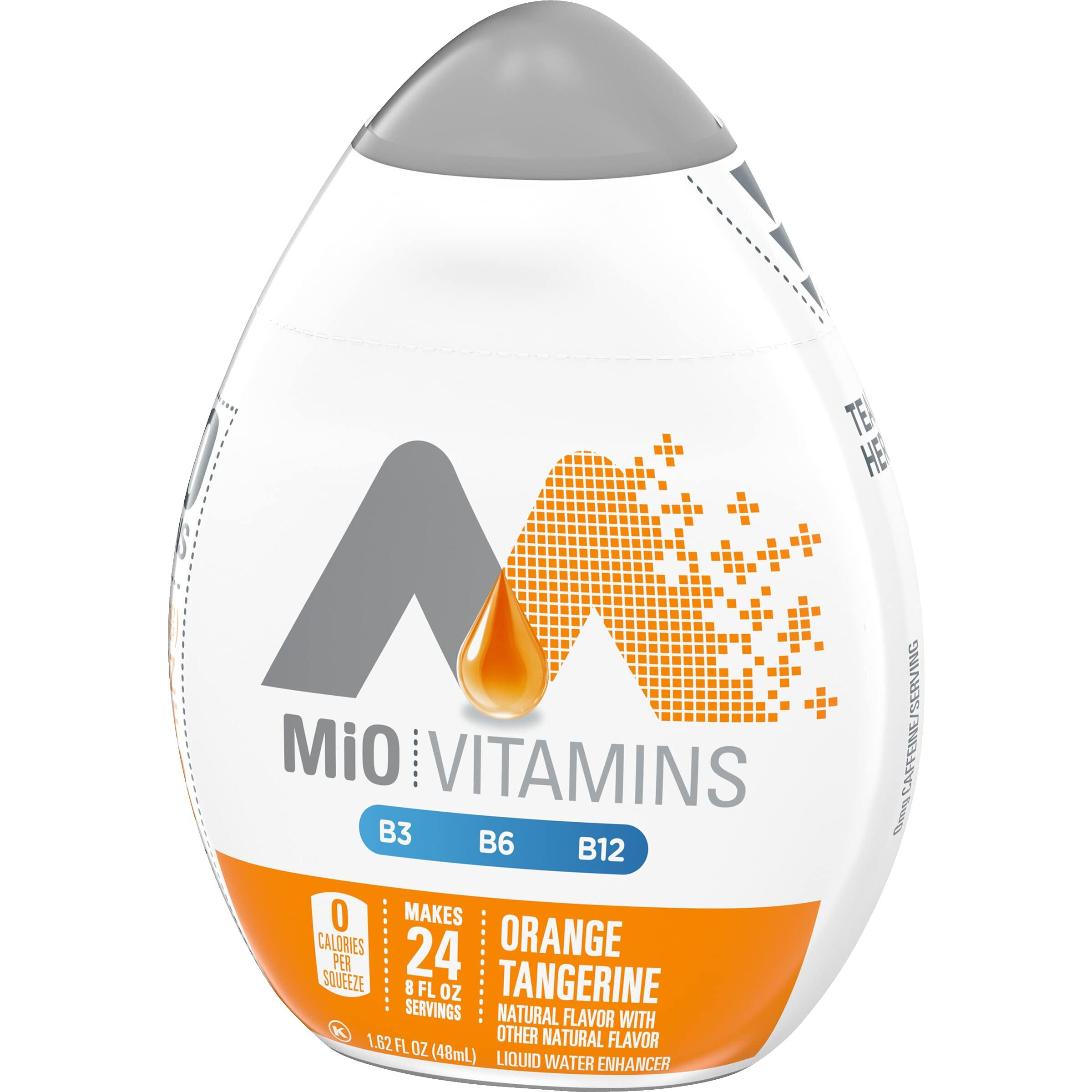 Mio Vitamins Liquid Water Enhancer, Orange Tangerine, 1.62 Oz, 5-Pack