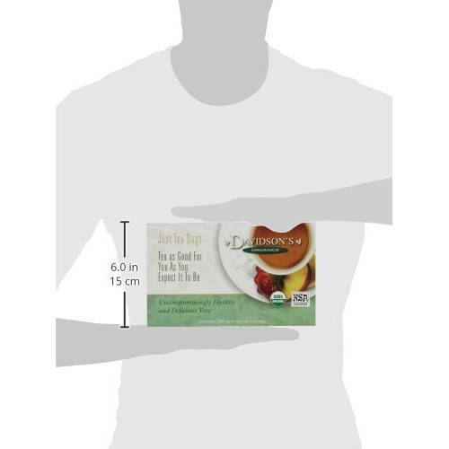 Davidson's Organics, White Pomegranate, 100-Count Unwrapped Tea Bags