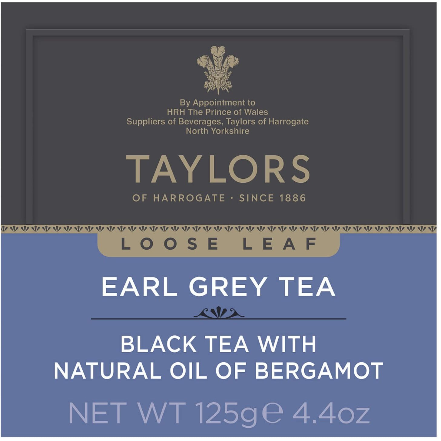 Taylors Of Harrogate Earl Grey Loose Leaf, 4.41 Ounce Carton (Pack Of 6)