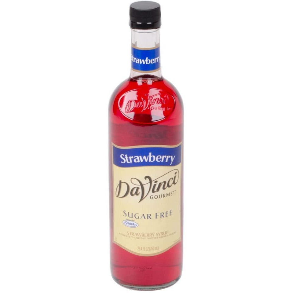 Da Vinci Gourmet Strawberry Sugar Free Syrup, 750 Ml