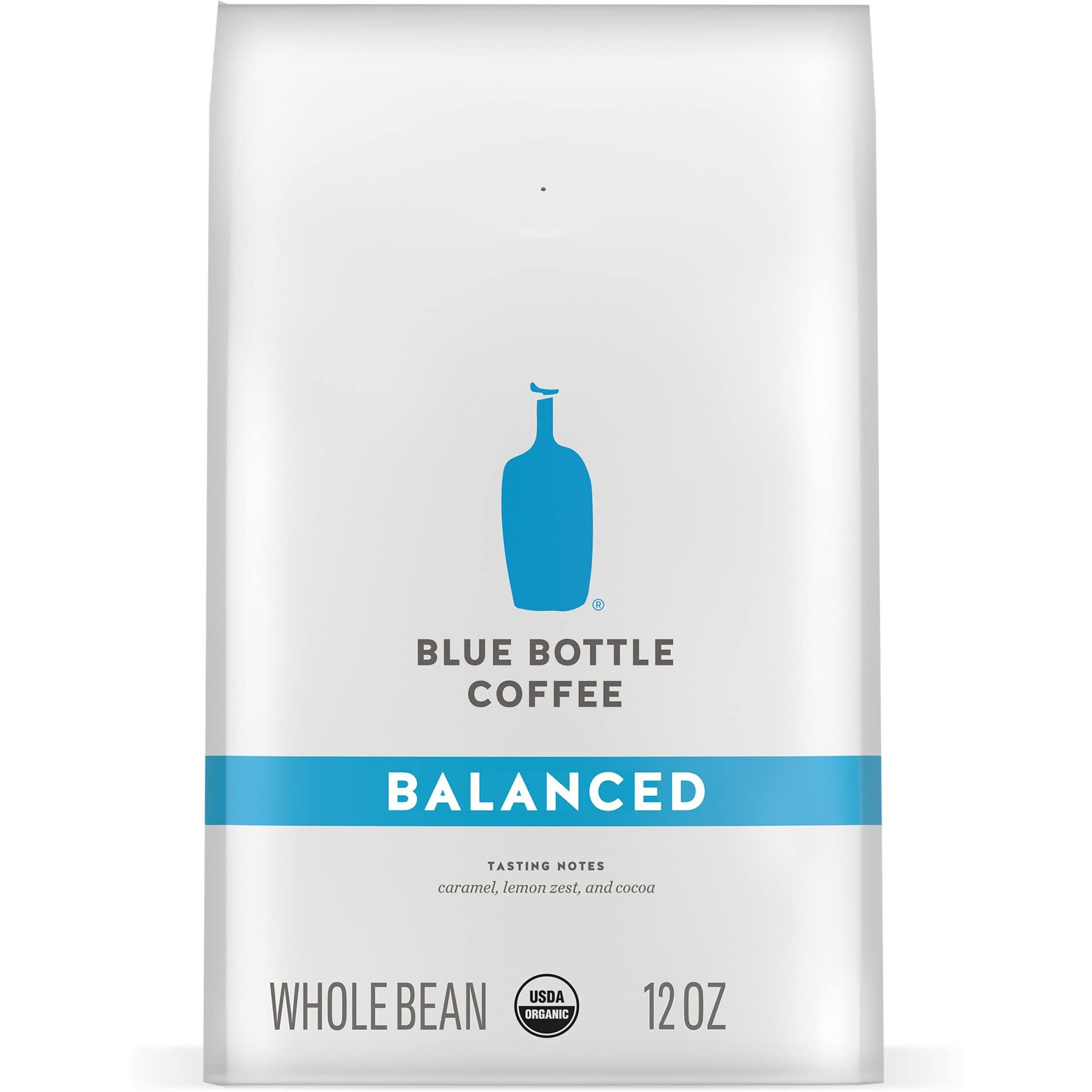 Blue Bottle Whole Bean Organic Coffee, Balanced, Medium Roast, 12 Ounce Bag (Pack Of 1)