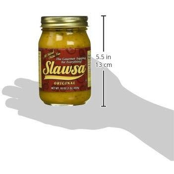 Slawsa All-Natural Gluten-Free The Gourmet Topping For Everything Certified Kosher Original Flavor 16 Oz 1 Pack