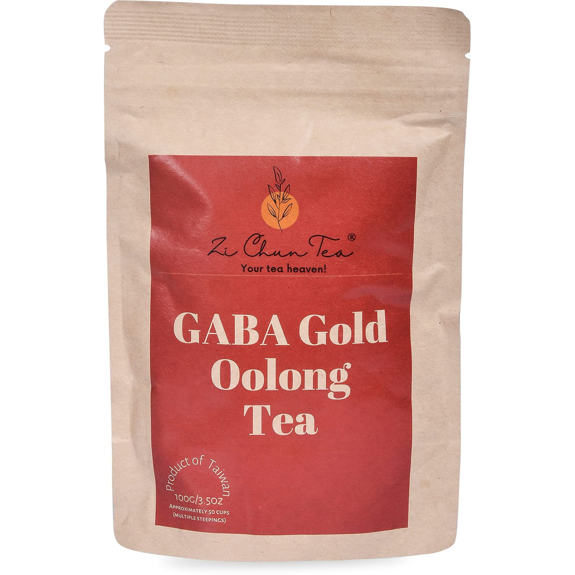Gaba Gold - Organic Oolong Super Tea, Loose Leaf Stress Relief Tea - A Calming And Relaxing Tea - Aids Mental Focus And Clarity - 8.8 Ounces
