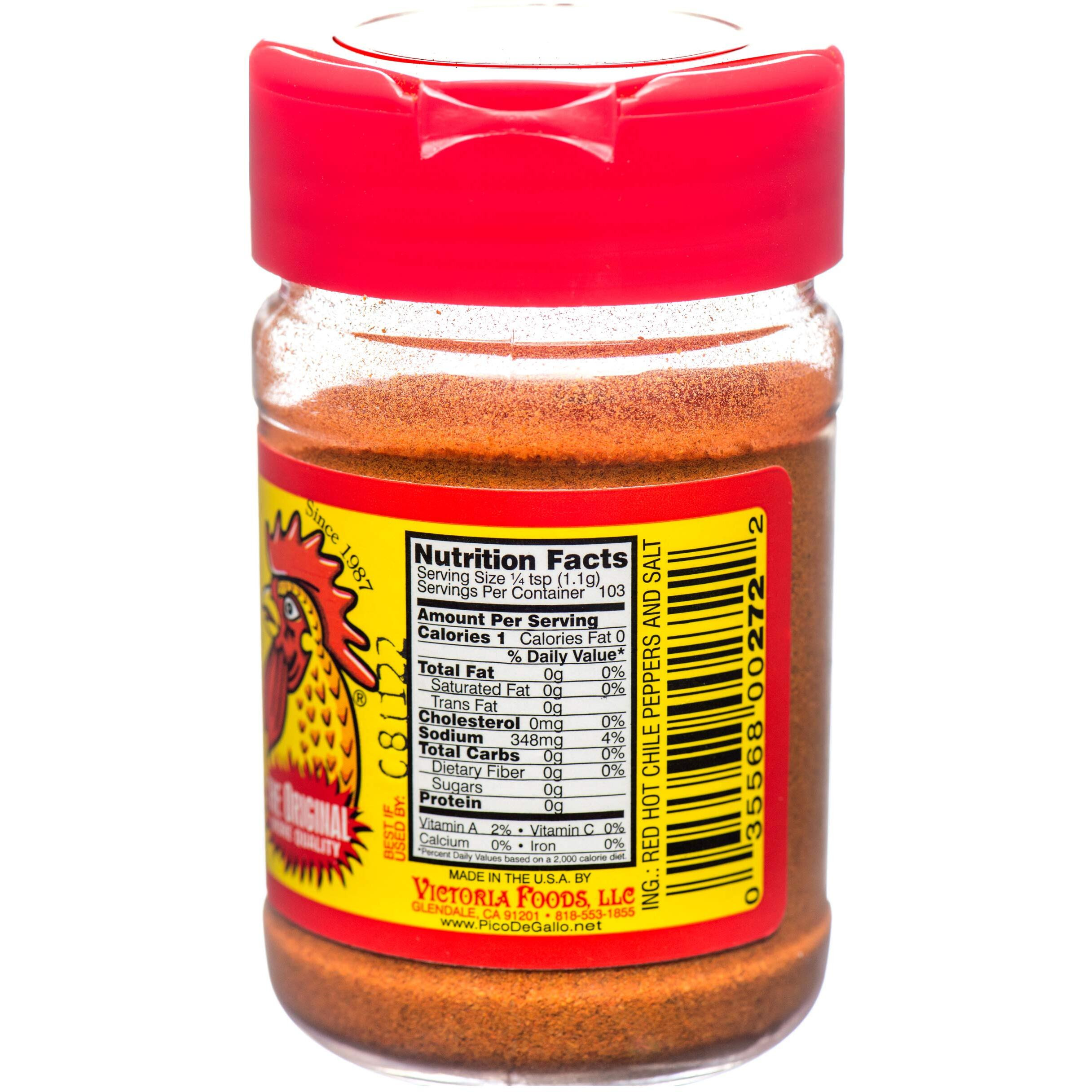 Pico De Gallo's Spicy Chile Salt Seasoning (2 X 4 Oz. Shakers)