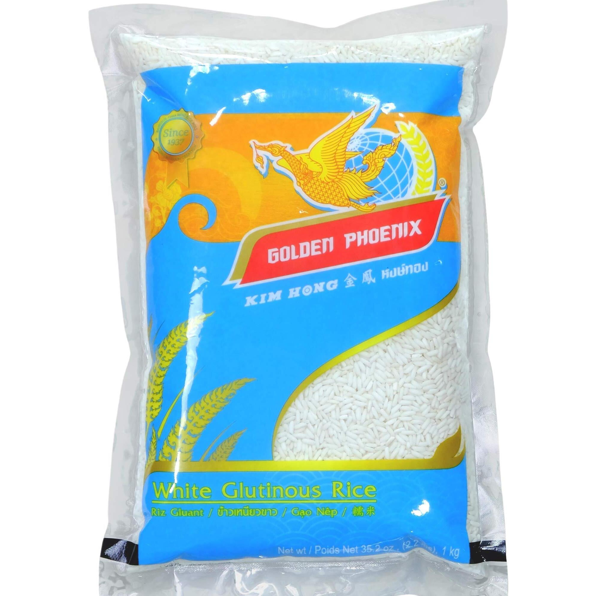 Golden Phoenix Thai Sweet Rice - Premium Sticky Rice For Desserts Or Rice Cakes, Great For Gluten-Free Diets, 2.2 Pounds (Pack Of 1)