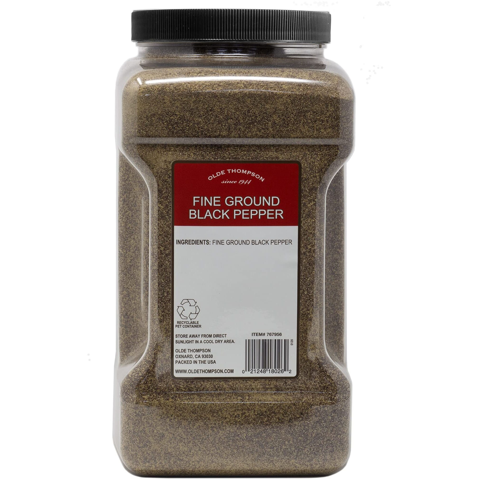 Olde Thompson Cracked Black Pepper, 5Lbs Bulk Size