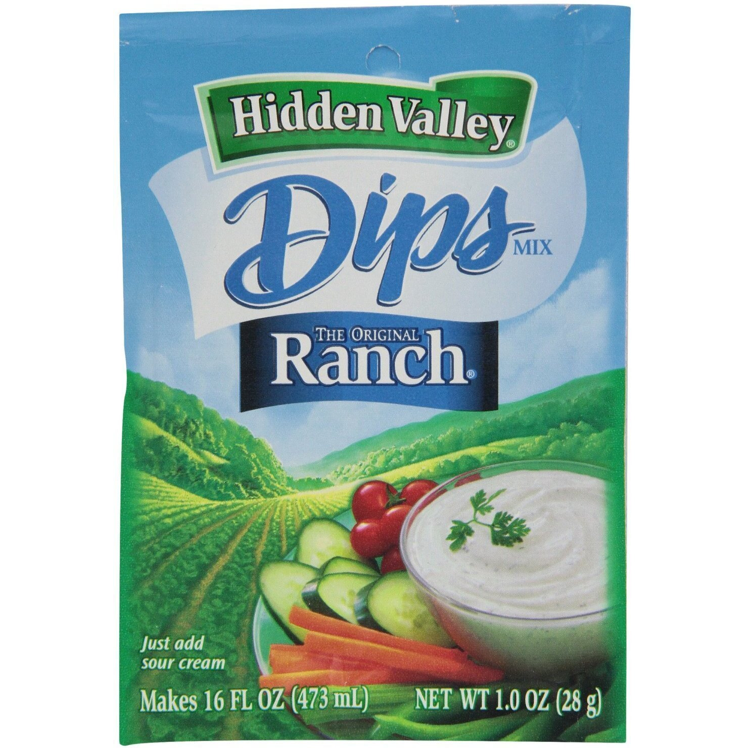 Hidden Valley Ranch Dip And Salad Dressing Mix 1Oz Packs (Pack Of 12) (The Original)
