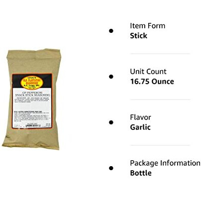 A.C. Legg - Pepperoni Snack Stick Seasoning, 16.75 Ounce - With Cure