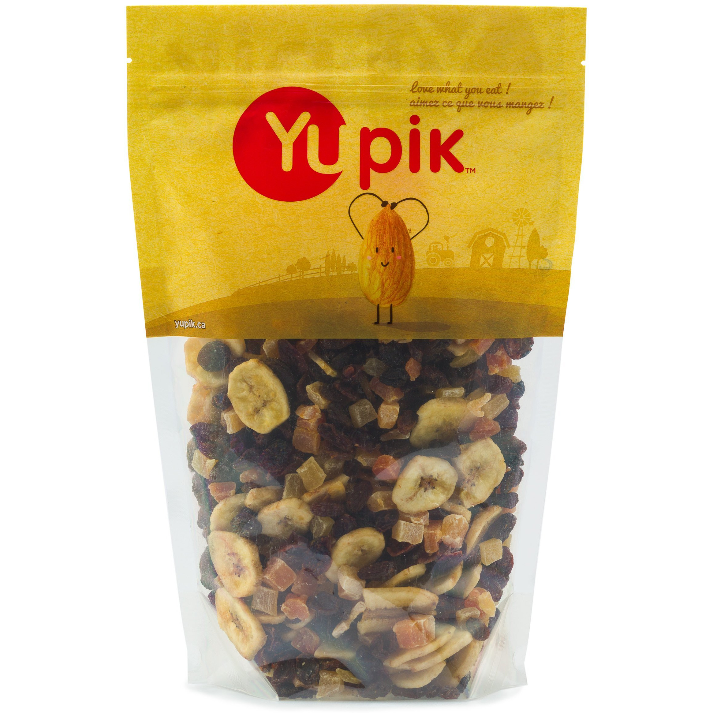 Yupik Trail Mix, Sulfite Free Fruit Blast, 2.2 Lb, A Mix Of Bananas, Raisins, Cranberries, Papaya And Pineapple