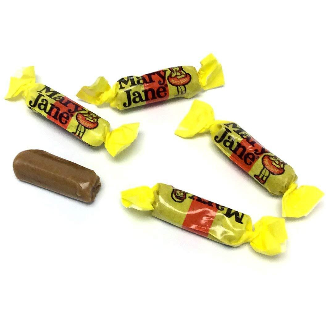 Mary Jane Taffy Candy, 3 Ounce Bag - 12 Bags