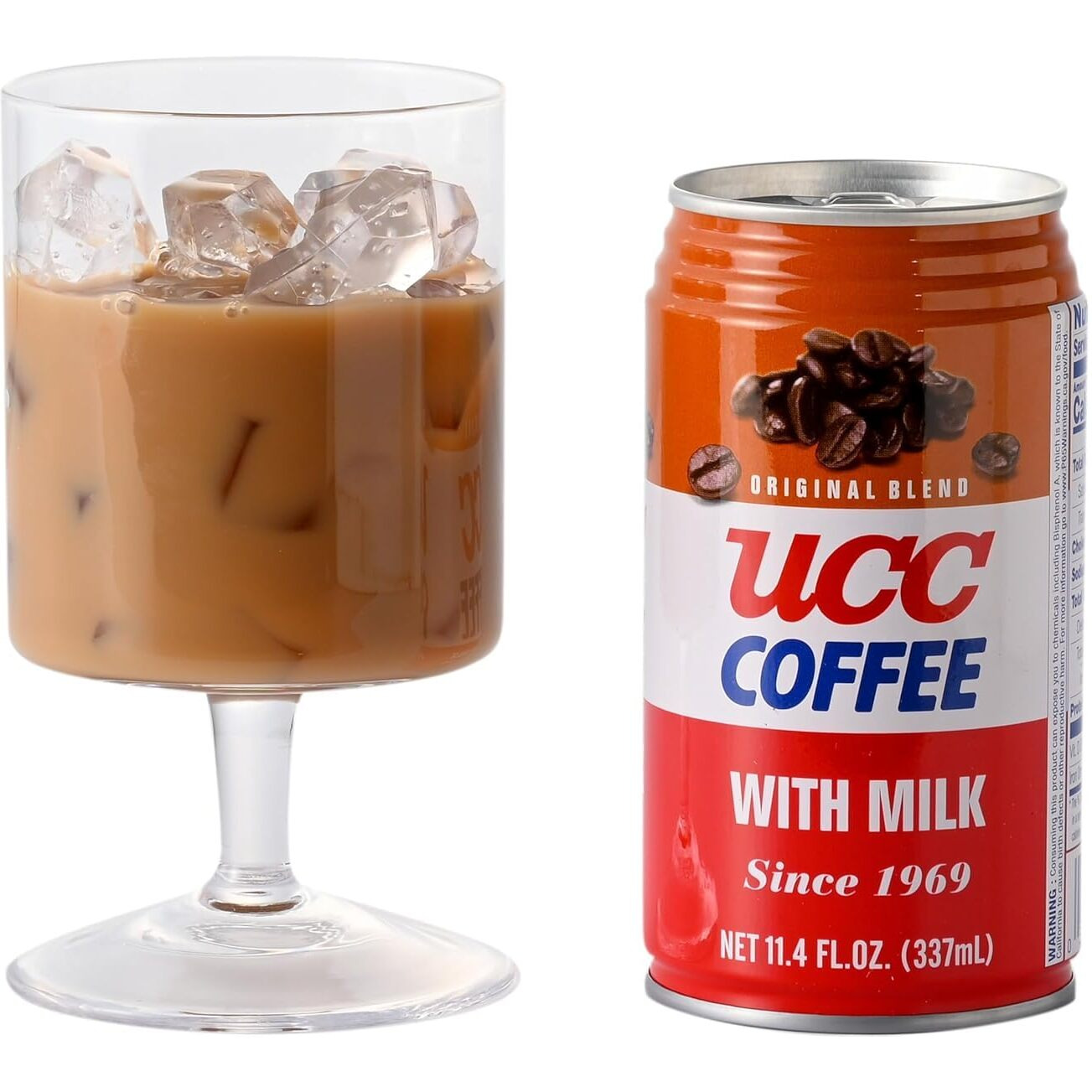 Ucc Original Blend Coffee With Milk, Ready To Drink Coffee, Imported From Japan, 11.3 Oz (Pack Of 6)