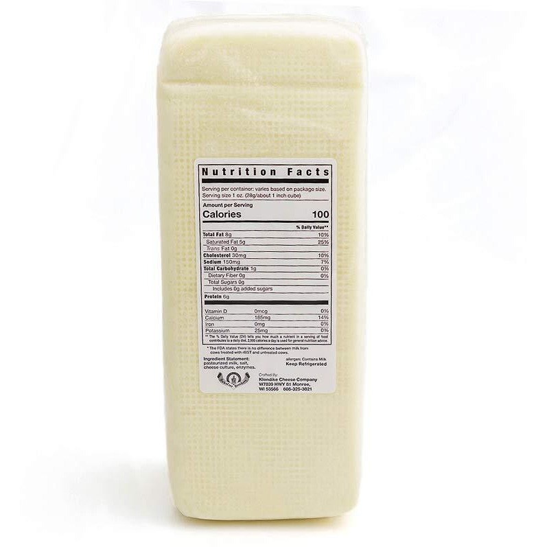 Brick - Wisconsin Cheese - Mild Brick Cheese (5Lb)