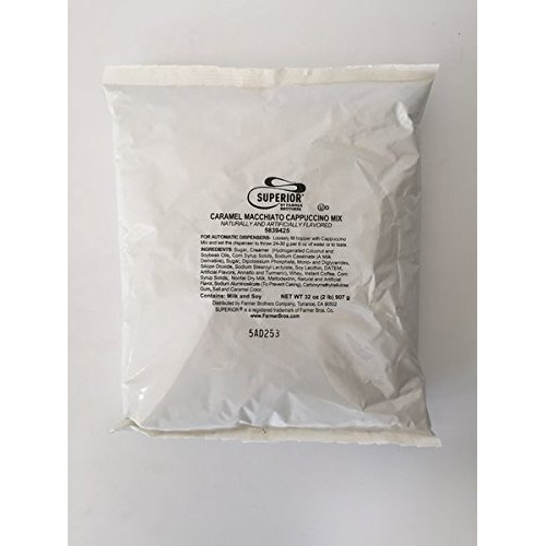 Superior Cappuccino Mix - 3 Bags 2Lbs Each Medium Roast (Caramel Macchiato)