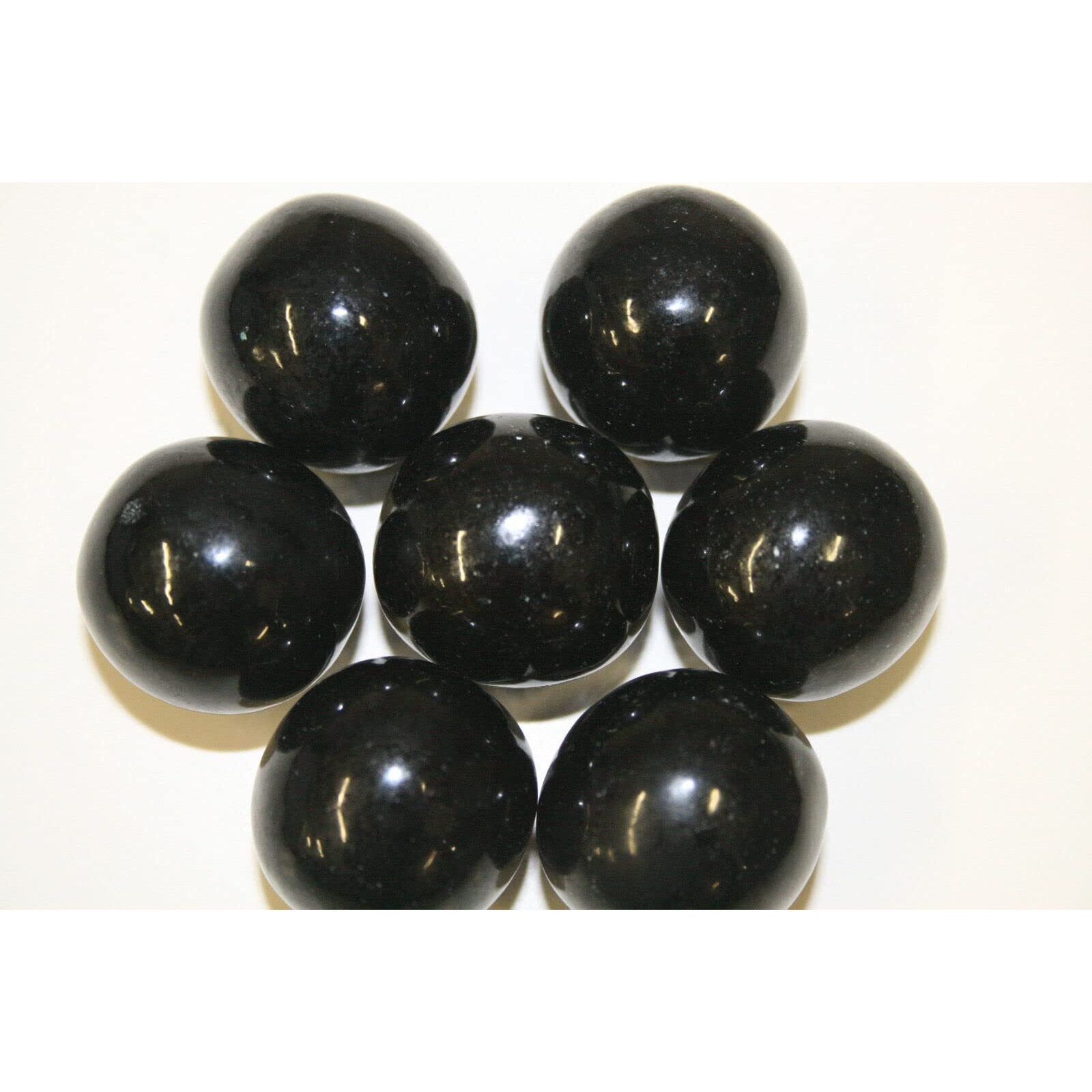 Bayside Candy 1"" Large Gumballs - Colored Gumball Collection - Gumball Machine - Black Gumballs 1"" Large (1Lb)