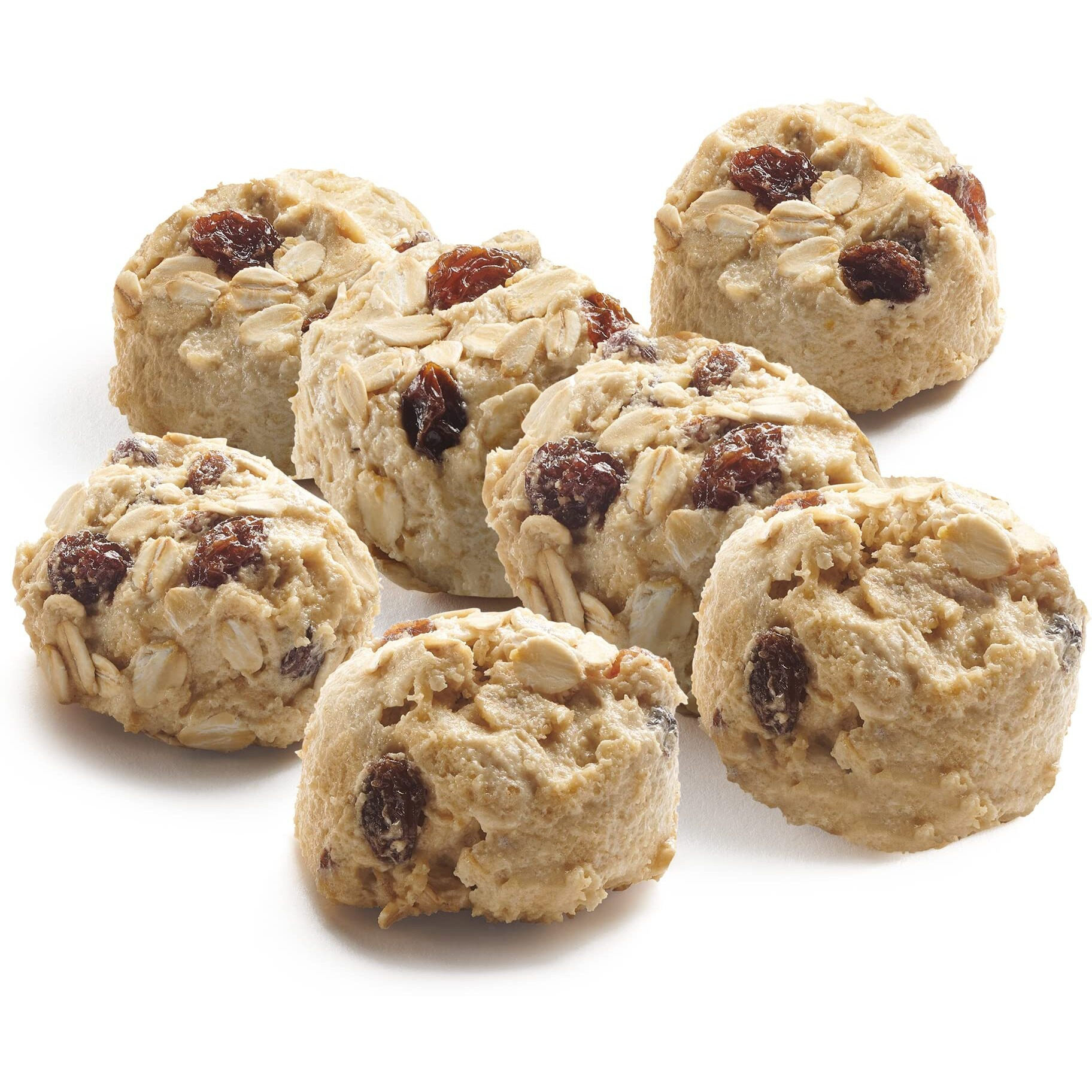 David's Cookies Preformed Frozen Cookie Dough Oatmeal Raisin 80 Count