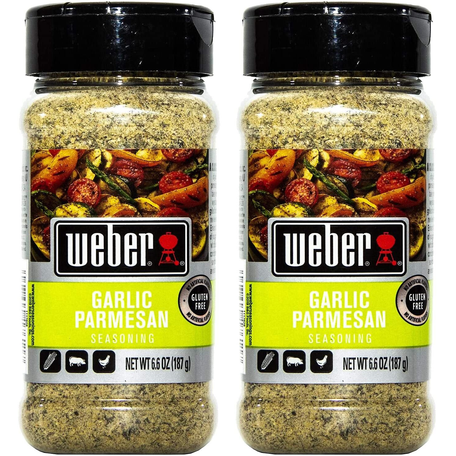 Weber Garlic Parmesan Seasoning 6.6Oz (2 Pack)