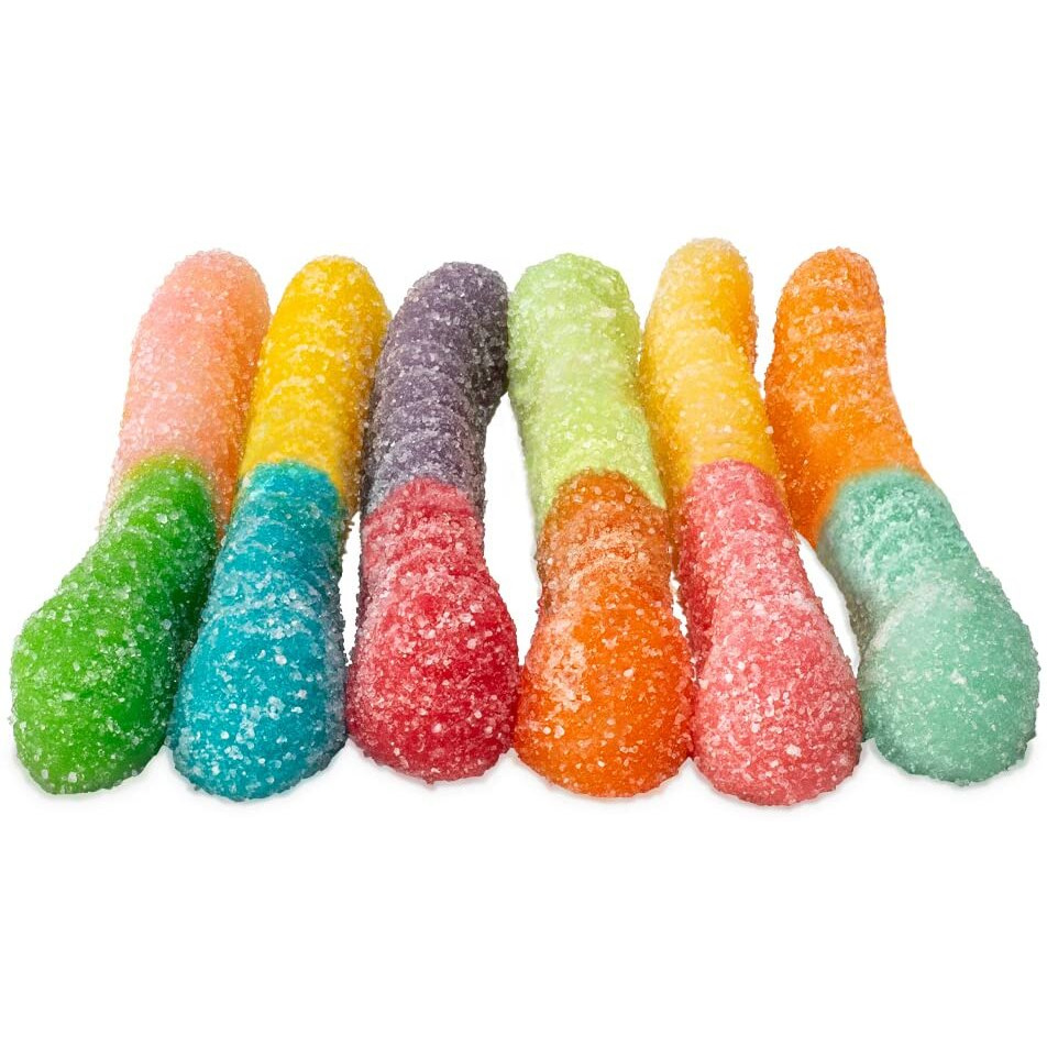 Albanese World's Best Sour 12 Flavor Mini Gummi Worms, 3.5 Ounce (Pack Of 12)