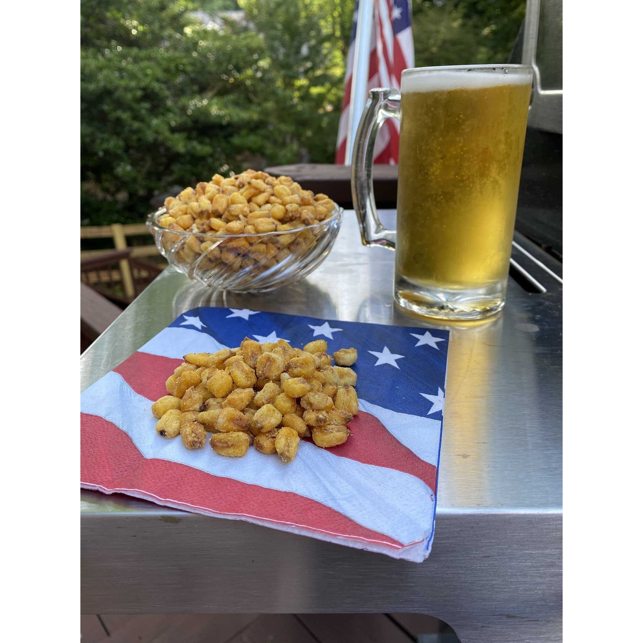 Ultimate Toasted Corn Variety Pack | Ranch, Bbq, Salted, Chile Lemon, Jalapeno Cheddar, Sour Cream & Onion Korn Nutz | Runnin Wild Foods | 3 Pounds Total (Box Of 6 Bags, 8Oz Each)
