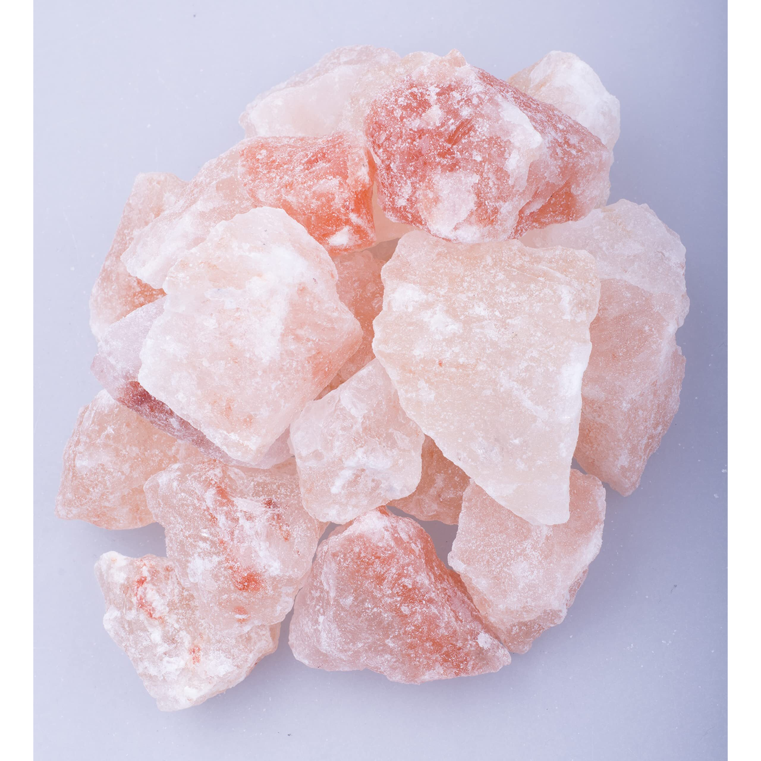 Himalayan Pink Salt Chunks 100% Natural Solid Mineral Rock Salt Chunks 1.2 To 2 Inches |2.9 Lbs Bag Of Chunks