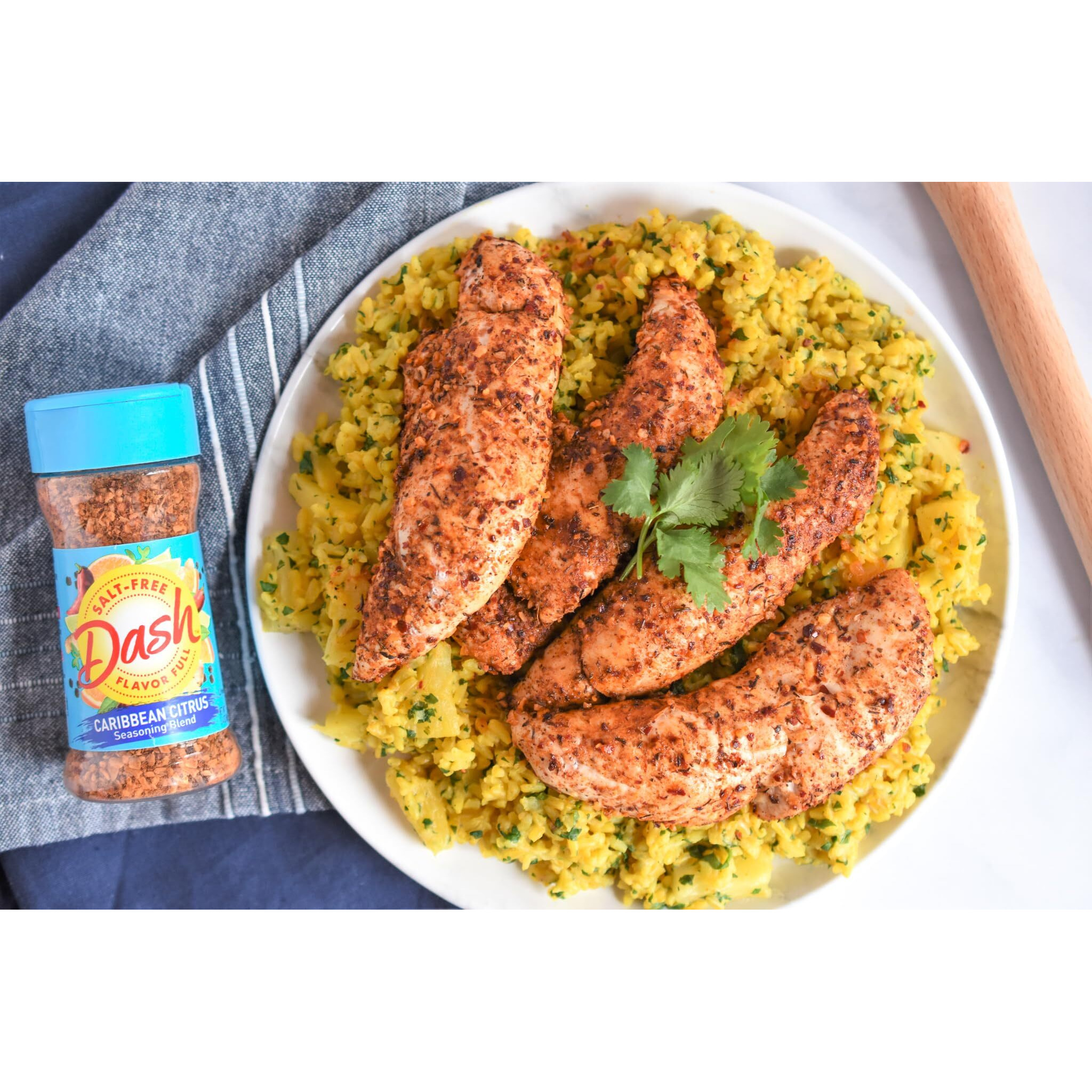 Dash Salt-Free Seasoning Blend, Caribbean Citrus, 2.4 Ounce