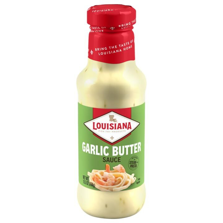 Louisiana Fish Fry, Garlic Butter Sauce, 10.5 Oz (Pack Of 12)