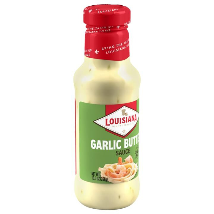 Louisiana Fish Fry, Garlic Butter Sauce, 10.5 Oz (Pack Of 12)