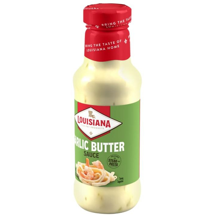 Louisiana Fish Fry, Garlic Butter Sauce, 10.5 Oz (Pack Of 12)