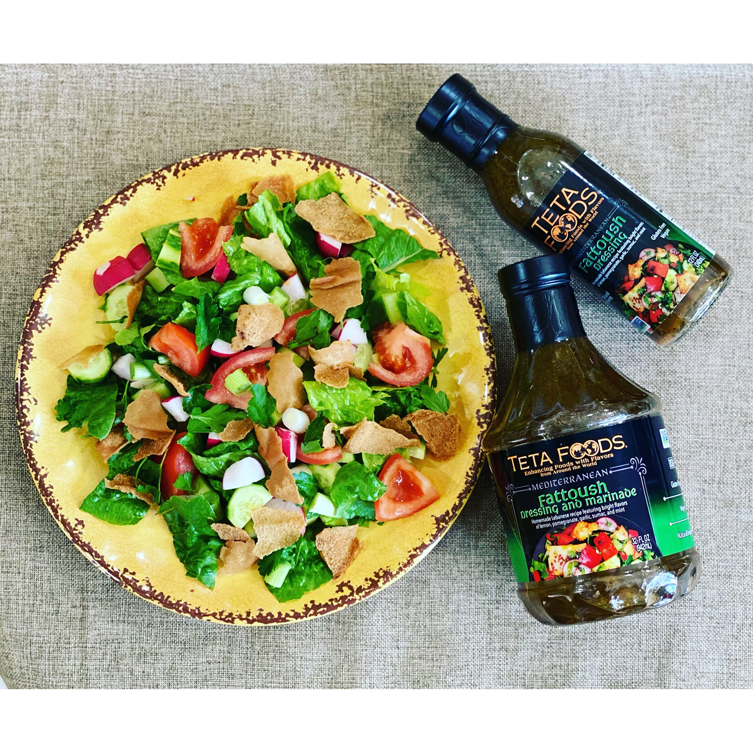 Fattoush Mediterranean Dressing And Marinade 12 Fl Oz (1)