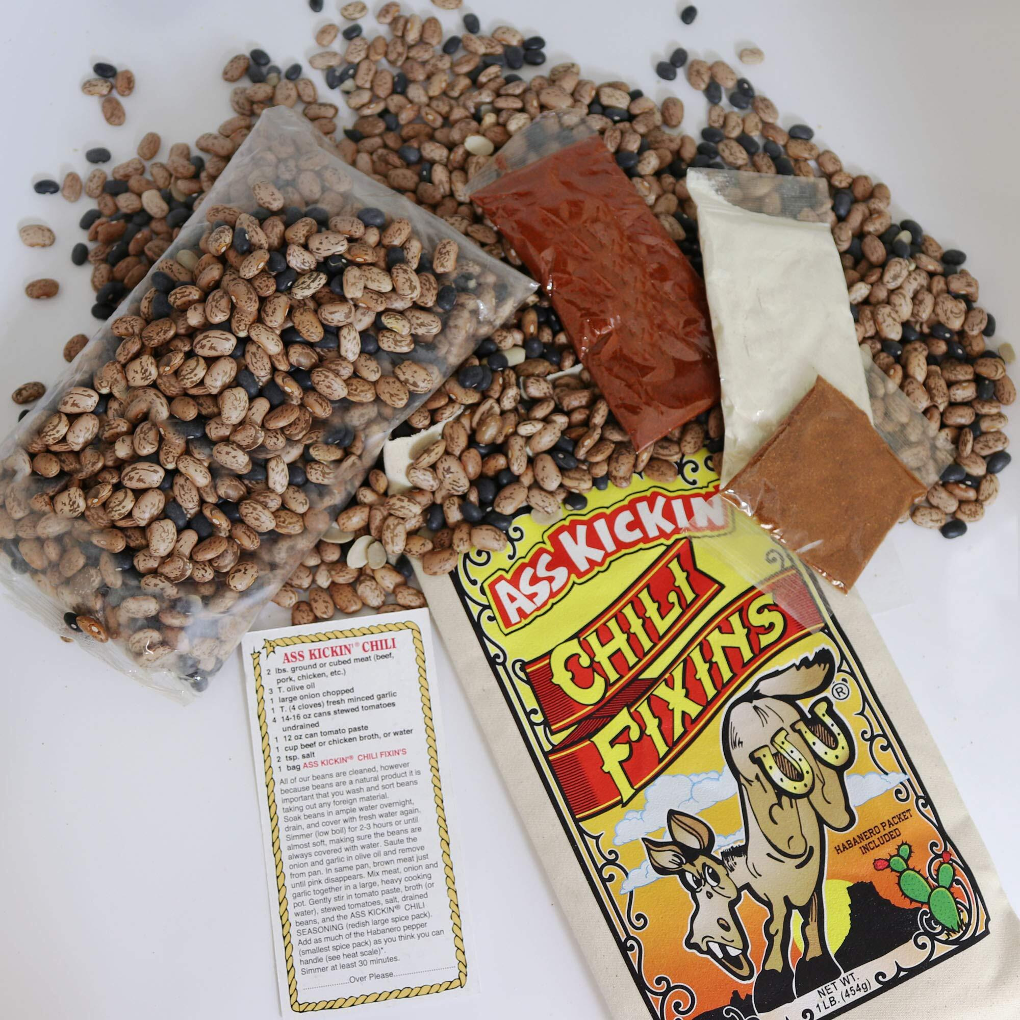 Kickin' Chili Fixins - 2 Pack - Premium Gourmet Gift Made In The Usa - 16Oz. Each