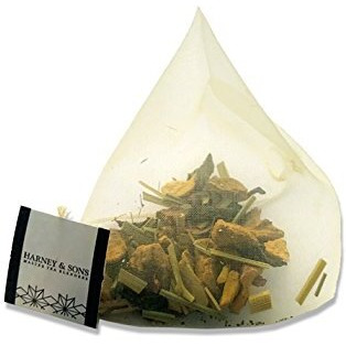 Harney & Sons Organic Ginger Turmeric | Bag Of 50 Sachets W/Organic Apple, Organic Ginger, Organic Lemongrass, And Organic Hibiscus