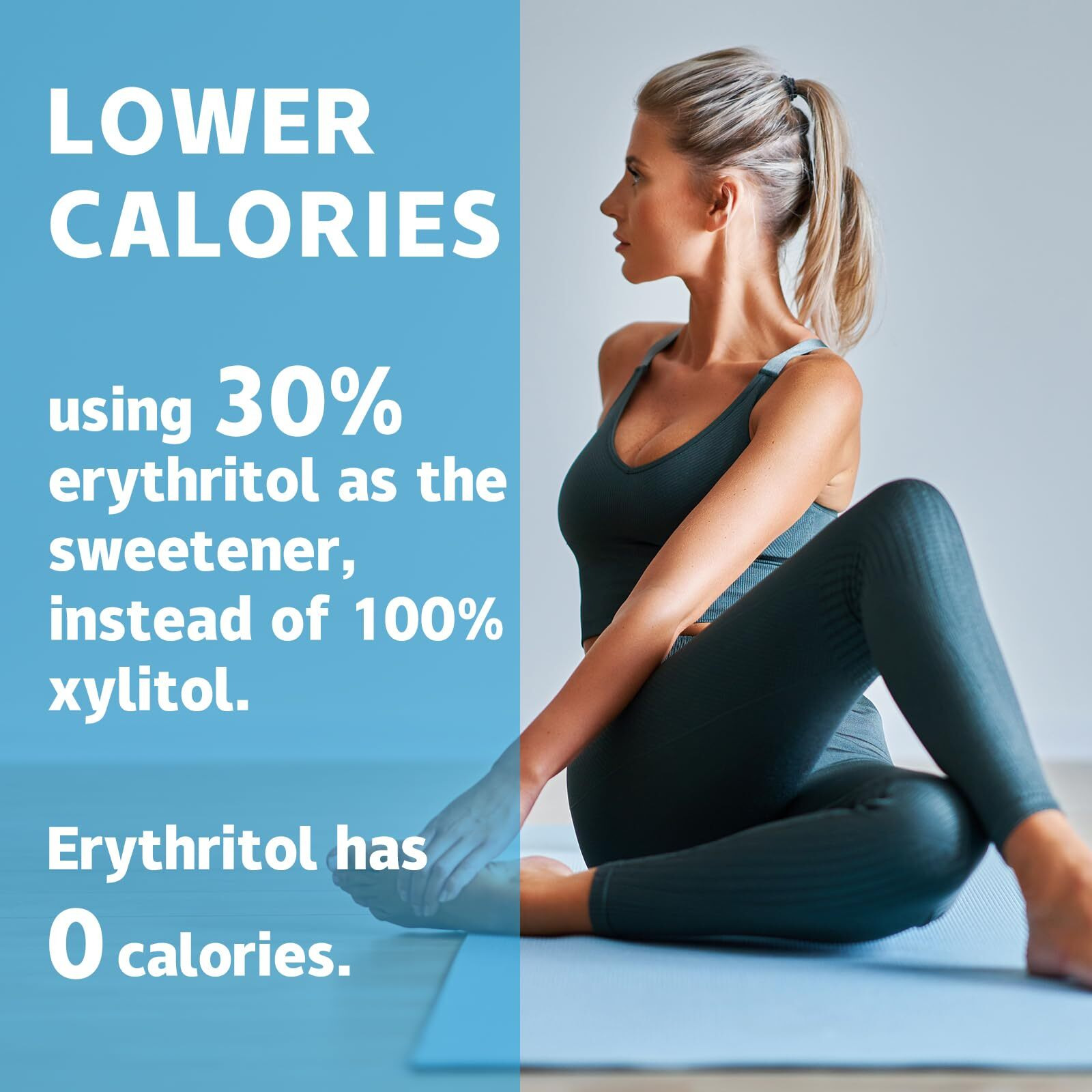 Dc24 Daily Care Xylitol Erythritol Mints, No Aspartame Sugar Free Mints, Low-Calorie, Refresh Breath Mints Keto Peppermint 30 Pieces (Pack Of 4)