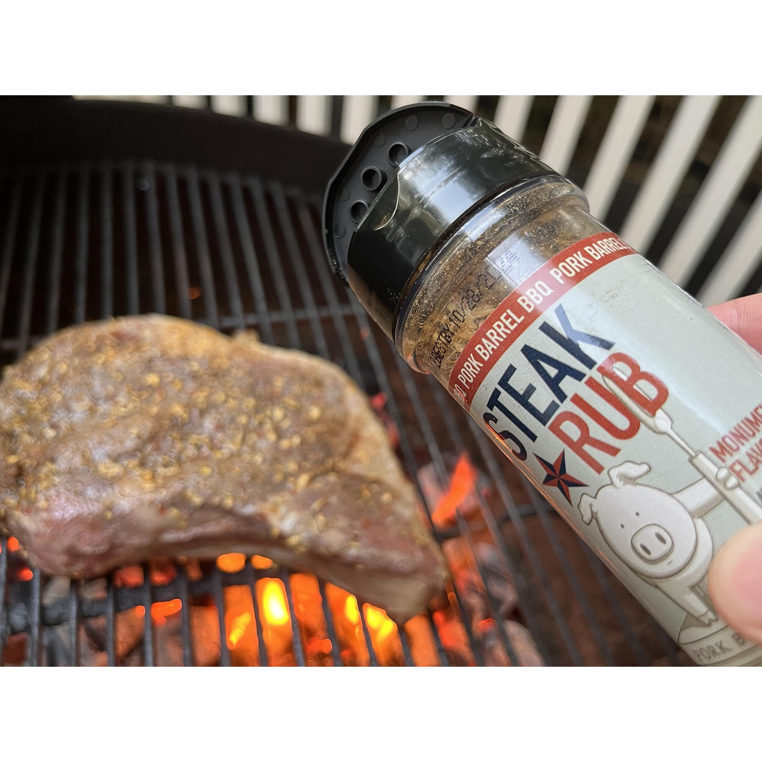 Steak Seasoning And Spice Rub - Bbq Dad Gifts For Men - Pork Barrel Bbq Spices And Seasonings Sets - Bbq Gift Set - Grill Holiday Spice Basket Pork Rub, Steak Seasoning And Bbq Rub, And Chicken Seasoning And Bbq Rub