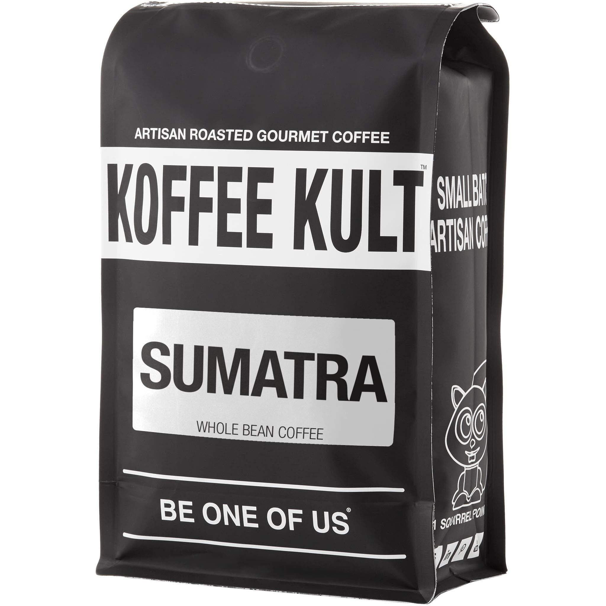 Koffee Kult Sumatra Coffee Beans Dark Roast - Indonesian Fresh Roasted Coffee Beans (Whole Bean, 12Oz)