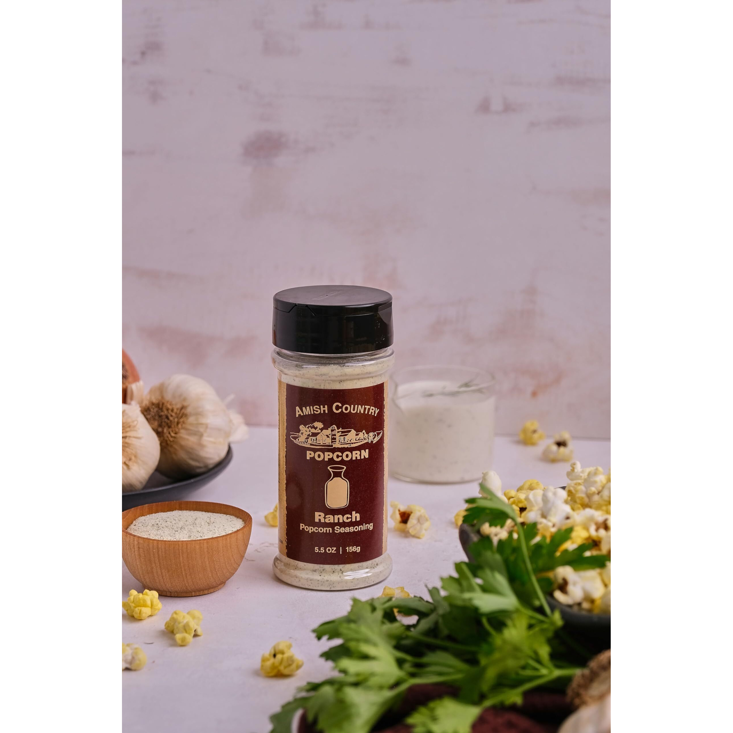 Amish Country Popcorn | Buffalo And Ranch Seasoning Bundle | Old Fashioned, Non-Gmo And Gluten Free