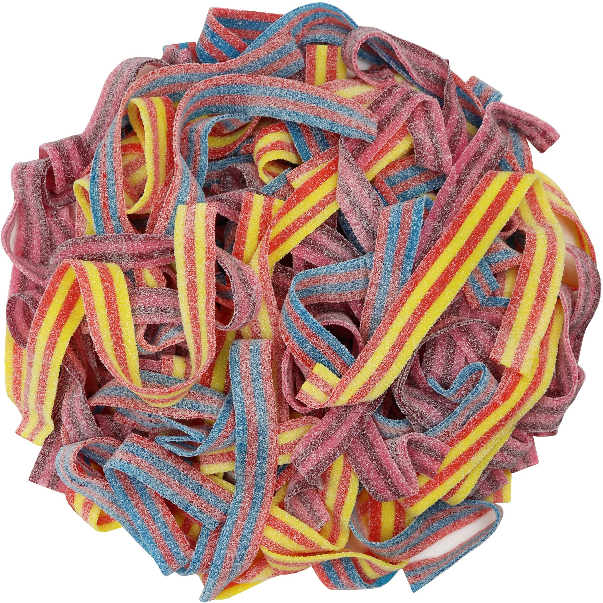 Smarty Stop Sour All Flavor Gummy Belts Candy 1 Pound (Mixed Berries And Banana)