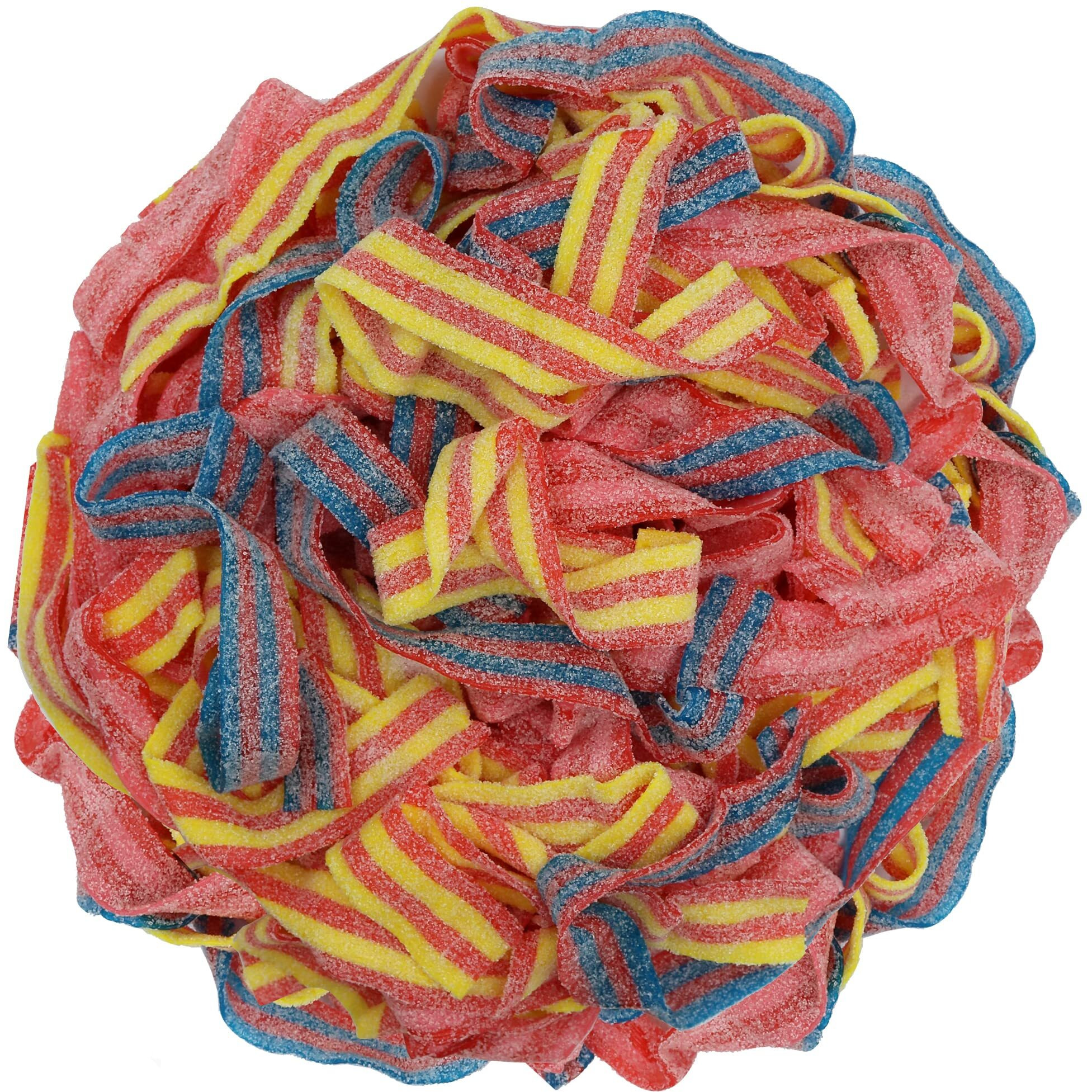 Smarty Stop Sour All Flavor Gummy Belts Candy 1 Pound (Mixed Berries And Banana)