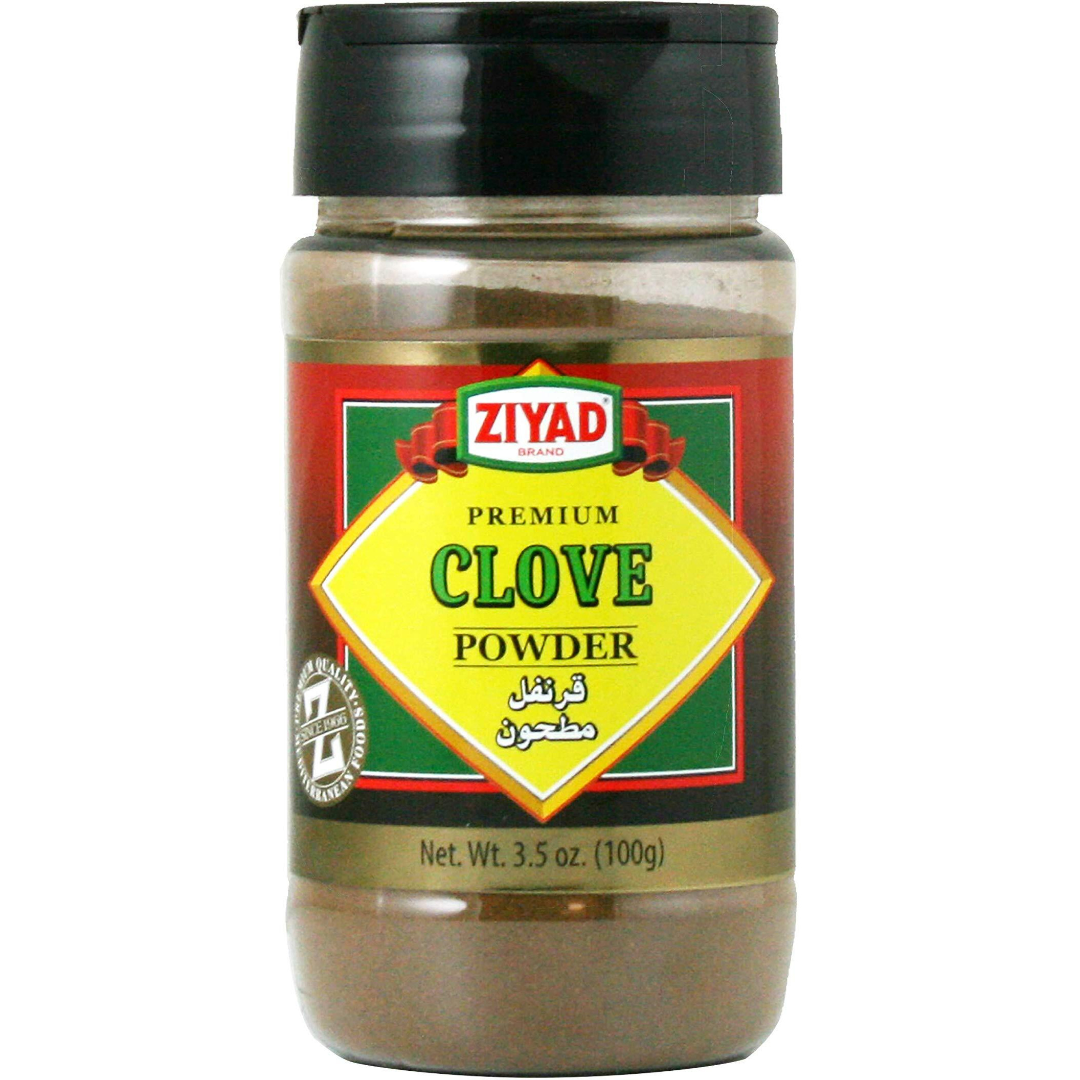 Ziyad Shaker Clove Powder, Ready For Baharat, Lebanese Spice Blends, No Additives, No Preservatives, 3.5Oz