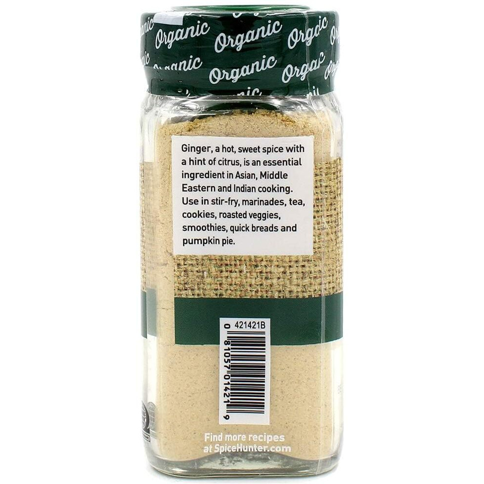 Spice Hunter Ginger, Ground, Organic, 0.8 Ounce (Pack Of 6)
