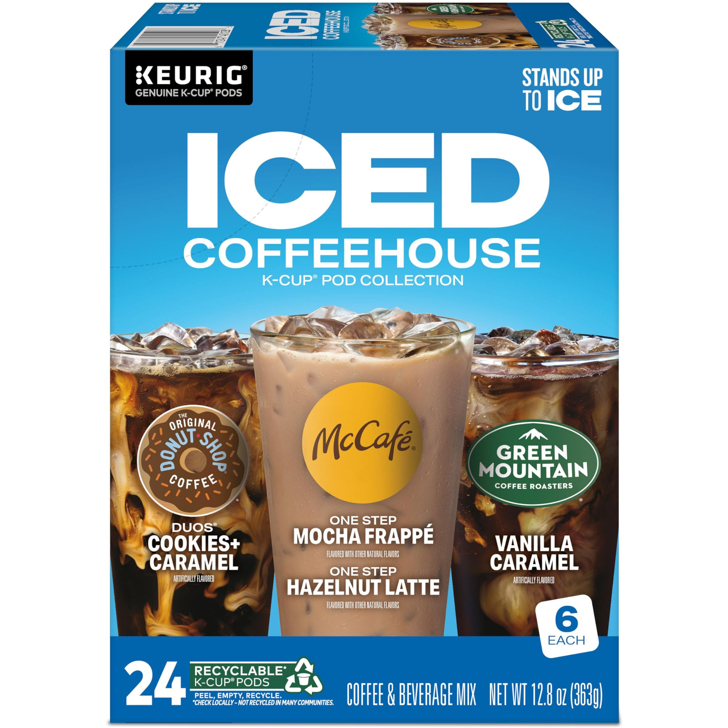 Keurig Iced Coffee, Single-Serve K-Cup Pods Variety Pack, 24 Count