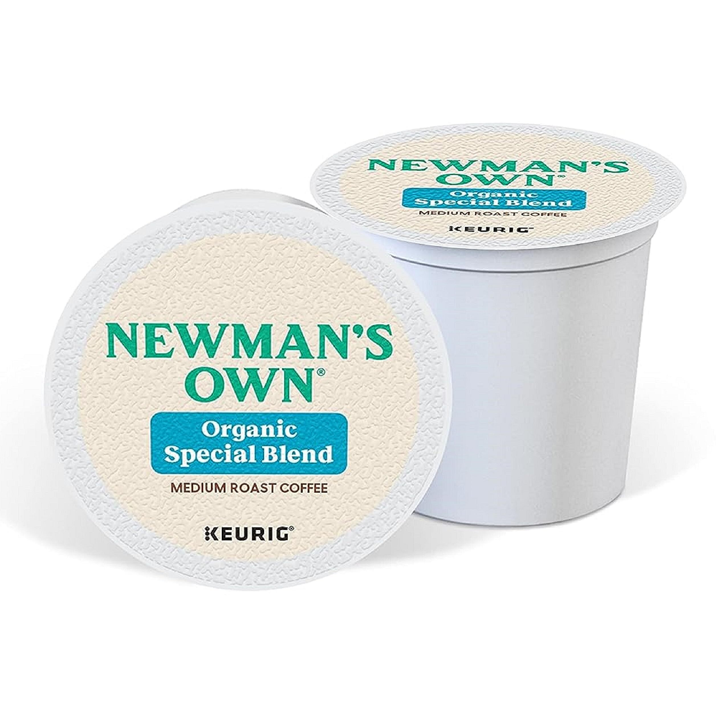 Newman's Own Organics, Special Blend, Single-Serve Keurig K-Cup Pods, Medium Roast, 120 Count (5 Boxes Of 24 Pods)